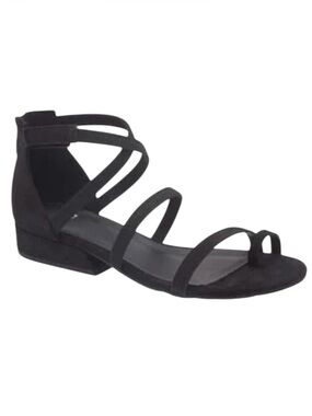Eileen Fisher Emily Black Strappy Sandals NEW Size 9